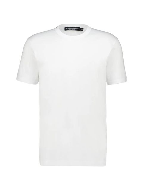 Dolce & Gabbana crewneck cotton T-shirt - White - zdjęcie produktu nr 1