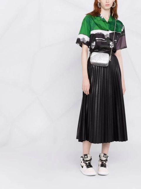 Golden Goose Mini Star metallic crossbody bag - Silver - zdjęcie produktu nr 2