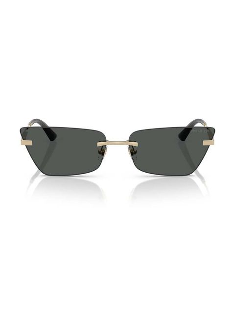 Jimmy Choo okulary przeciwsłoneczne damskie kolor czarny 0JC4012