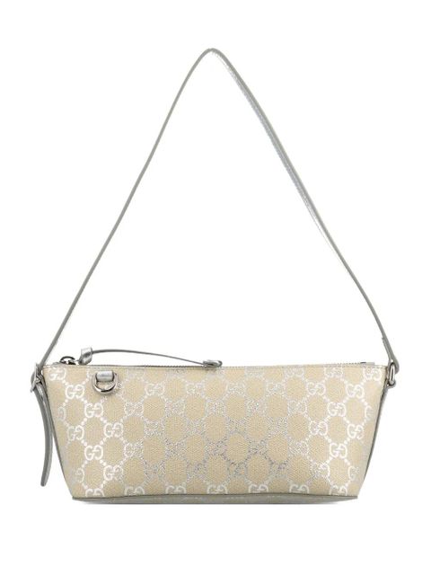 Gucci small GG Emblem shoulder bag - Silver - zdjęcie produktu nr 1