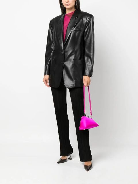 The Attico 8.30pm logo-print clutch bag - Pink - zdjęcie produktu nr 2