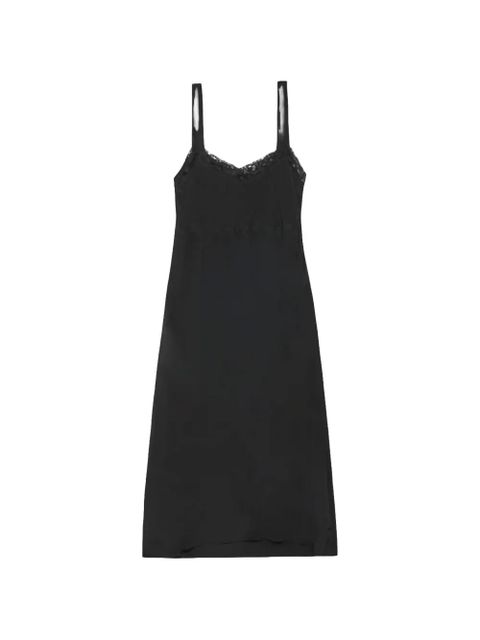 Simone Rocha Bow Sash lace-detail midi dress - Black - zdjęcie produktu nr 2