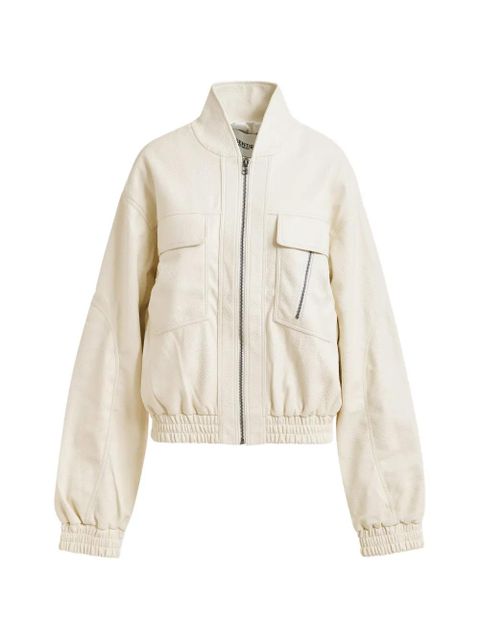 Essentiel Antwerp zip-up jacket - Neutrals - zdjęcie produktu nr 1