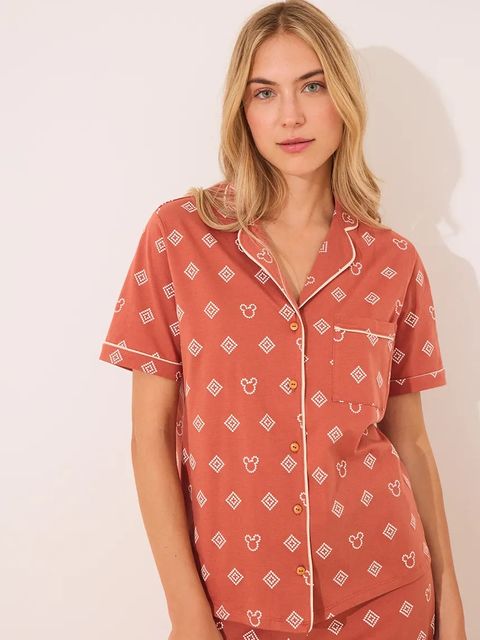 women'secret piżama bawełniana damska kolor pomarańczowy bawełniana 3139909 - zdjęcie produktu nr 2