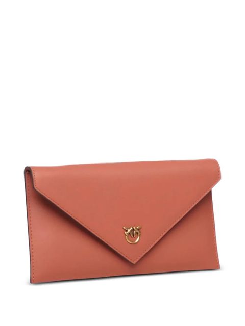 PINKO flap clutch bag - Orange