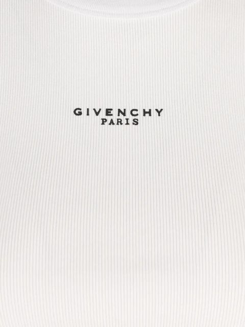 Givenchy logo tank top - White