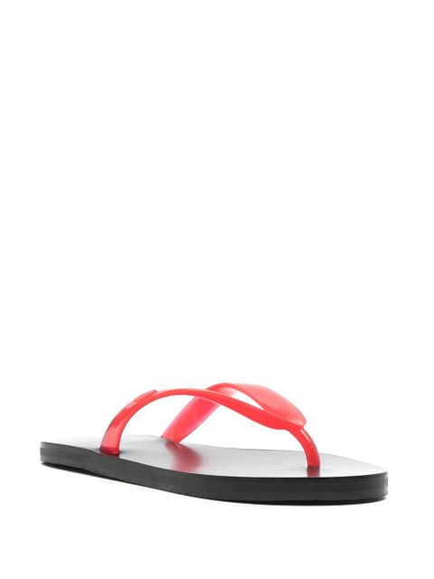 Ancient Greek Sandals Saionara Jelly flip flops - Red
