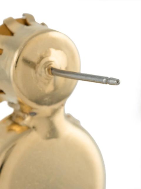 Jennifer Behr Myrla crystal earrings - Green