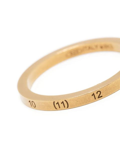 Maison Margiela Numerical semi-polished ring - Gold - zdjęcie produktu nr 2