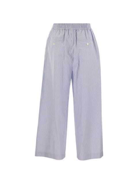Weekend Max Mara striped cropped trousers - Blue - zdjęcie produktu nr 2