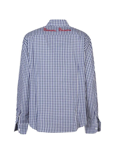 MC2 Saint Barth gingham shirt - Blue - zdjęcie produktu nr 2