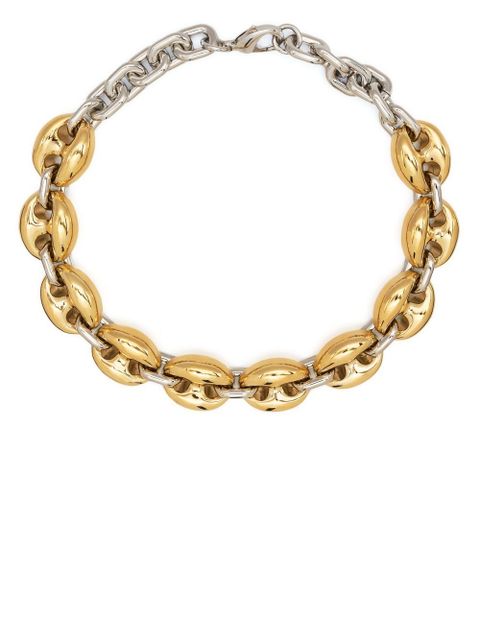Rabanne two-tone choker necklace - Gold - zdjęcie produktu nr 1
