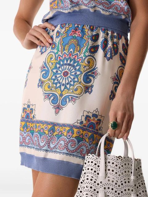 ETRO paisley-print skirt - Neutrals