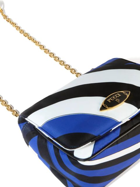 PUCCI graphic-print crossbody bag - Blue