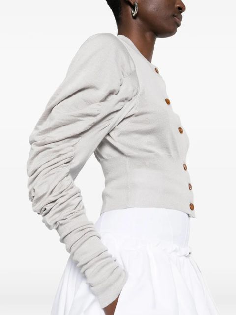 Vivienne Westwood Eli cropped cardigan - Neutrals