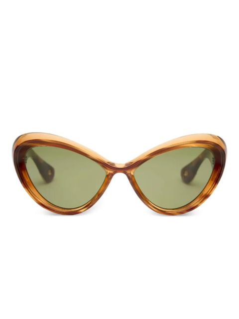 Jean Paul Gaultier Parisian cat-eye sunglasses - Brown - zdjęcie produktu nr 1