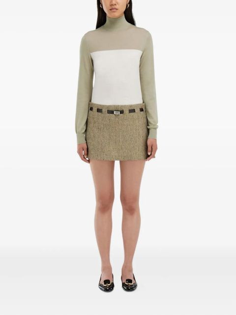 Ferragamo colour-block sweater - Neutrals