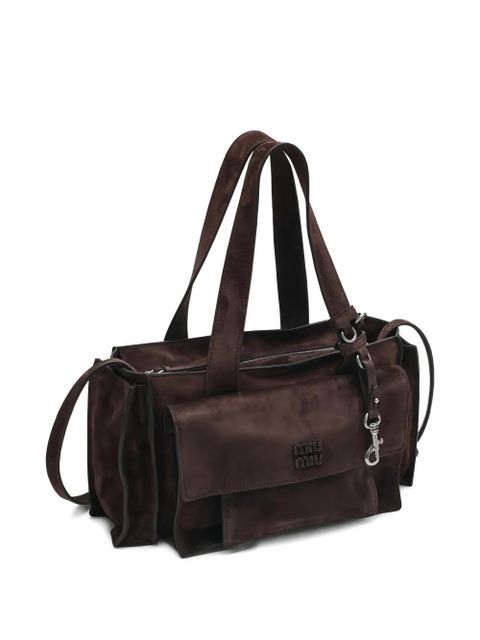 Miu Miu Utilitaire tote bag - Brown