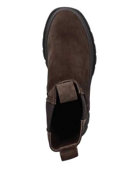 Copenhagen platform pull-tab Chelsea boots - Brown