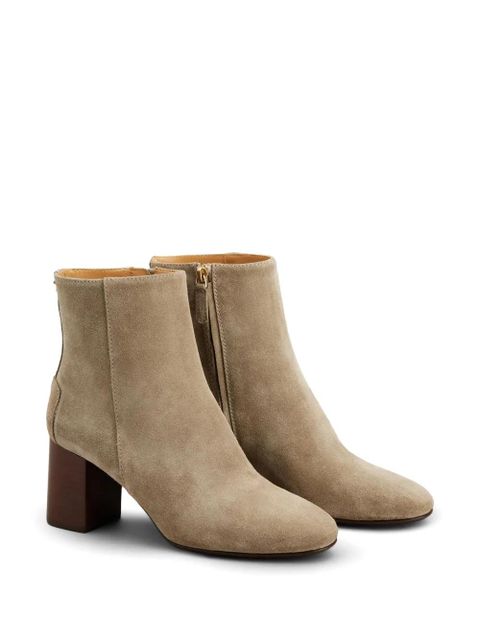 Tod's 70mm leather boots - Neutrals - zdjęcie produktu nr 2