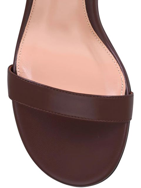 Gianvito Rossi leather wedge sandals - Brown