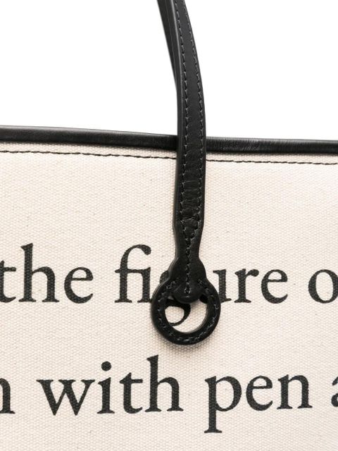 JW Anderson tall Anchor tote - Neutrals