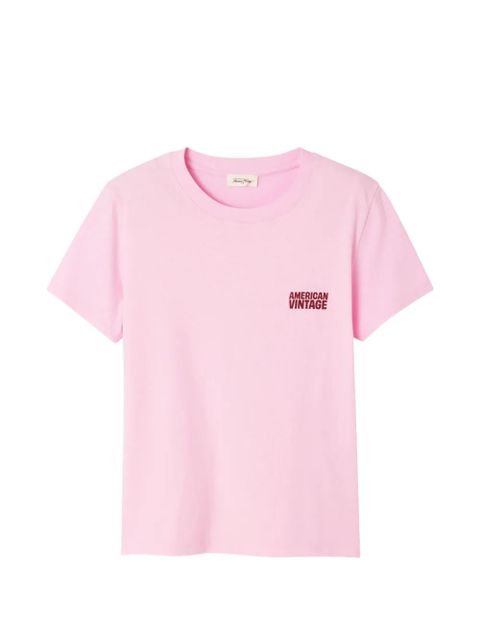 American Vintage crew-neck T-shirt - Pink - zdjęcie produktu nr 1