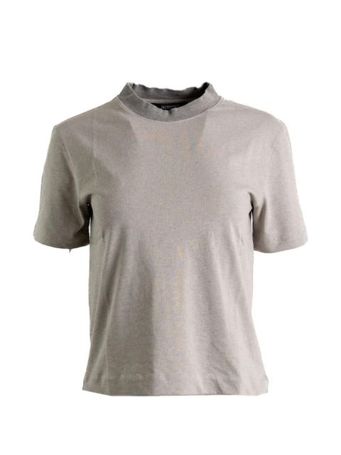 Jacquemus round neck T-shirt - Grey - zdjęcie produktu nr 1