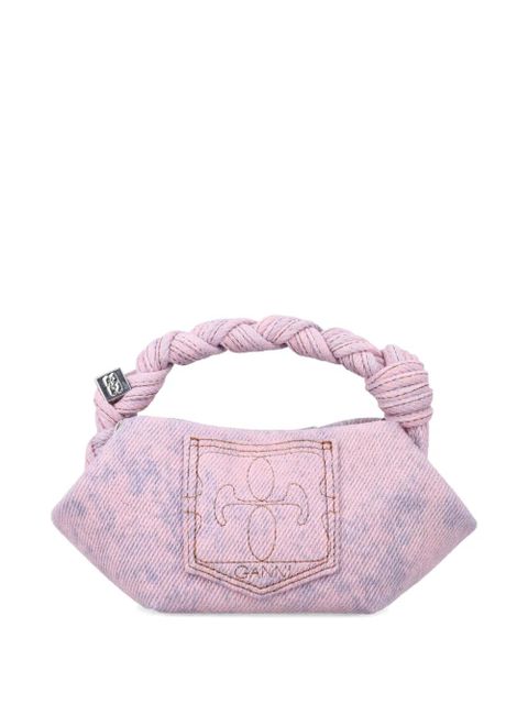 GANNI small Bou braided tote bag - Pink - zdjęcie produktu nr 2