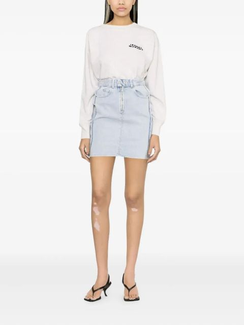 ISABEL MARANT logo-embroidered sweatshirt - Neutrals - zdjęcie produktu nr 2