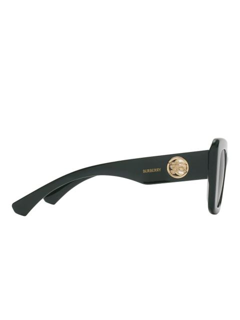 Burberry Eyewear EKD oversize-frame logo sunglasses - Green - zdjęcie produktu nr 2