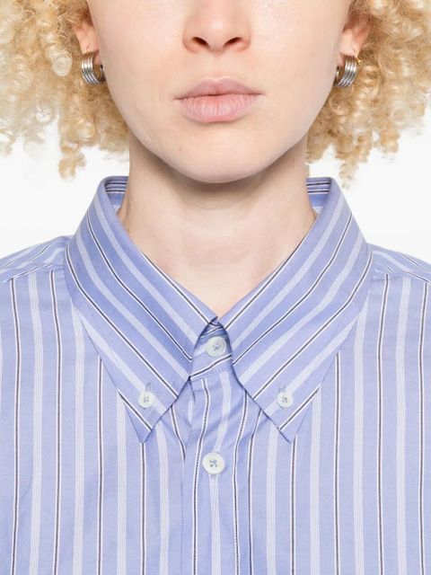 Maison Margiela striped shirtdress - Blue