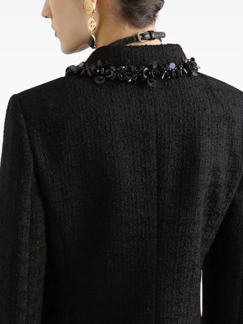 Dolce & Gabbana sequin-embellished jacket - Black