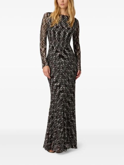 Missoni floral-lace long-sleeve maxi dress - Black