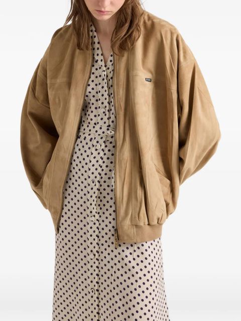 Prada suede jacket - Neutrals