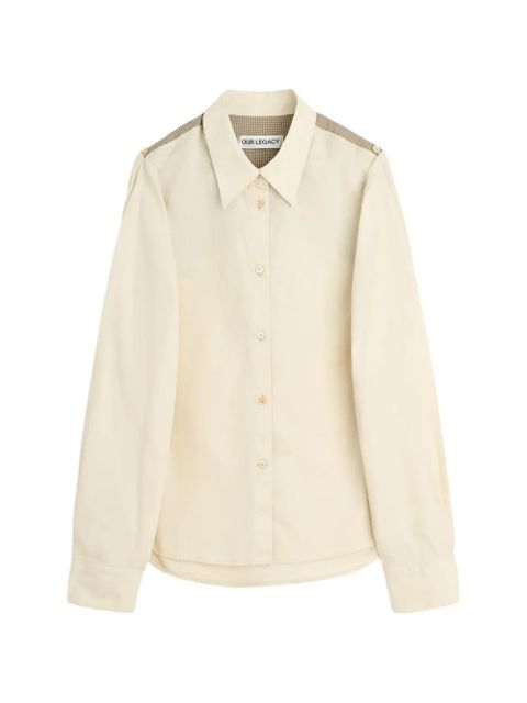 OUR LEGACY Split shirt - Neutrals - zdjęcie produktu nr 1