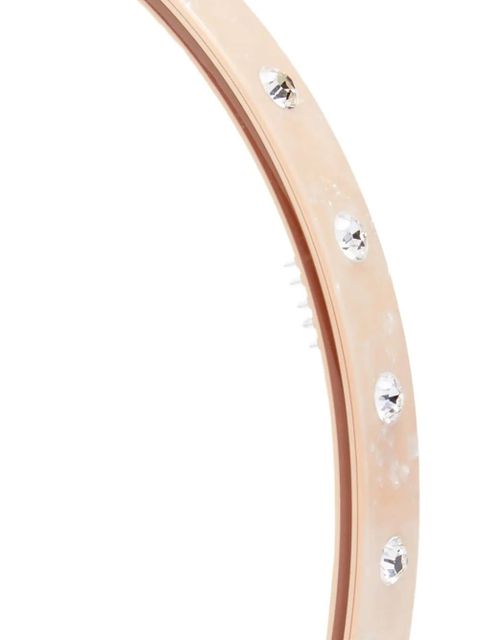 Maison Michel crystal-embellished headband - Pink - zdjęcie produktu nr 2