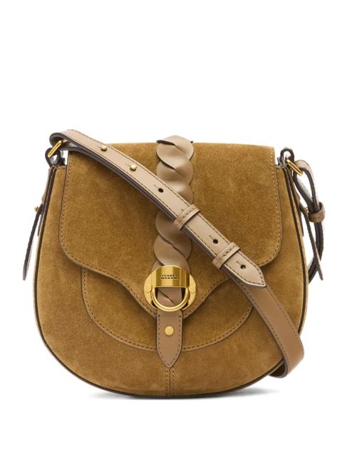 ISABEL MARANT Altay braided leather shoulder strap - Brown - zdjęcie produktu nr 1
