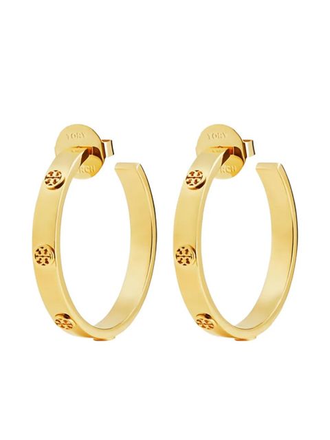 Tory Burch Miller stud hoop earring - Gold - zdjęcie produktu nr 1