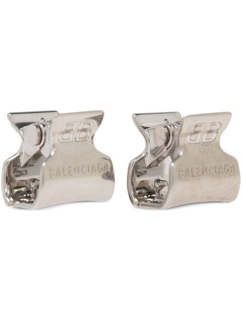 Balenciaga Holli Xs hair clips (set of two) - Silver