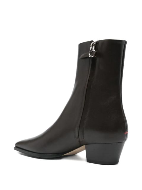 Aeyde pointed-toe ankle boots - Brown