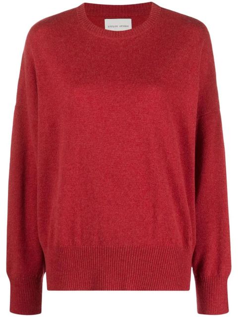 LouLou de Saison Anaa cashmere jumper - Red - zdjęcie produktu nr 1