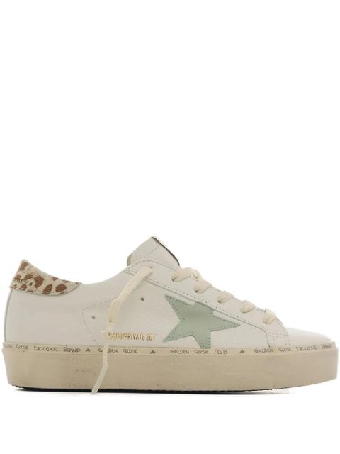 Golden Goose Hi Star leopard-print-detail leather snekaers - Neutrals - zdjęcie produktu nr 1