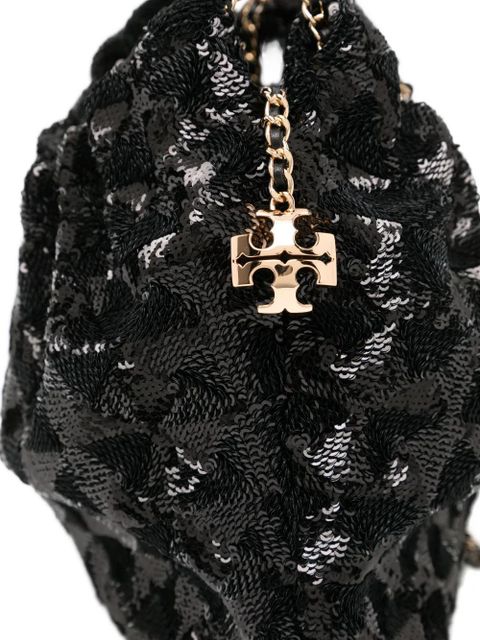 Tory Burch mini Fleming bucket bag - Black