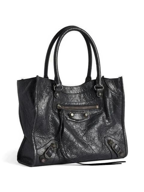 Balenciaga mini Le City leather tote bag - Black