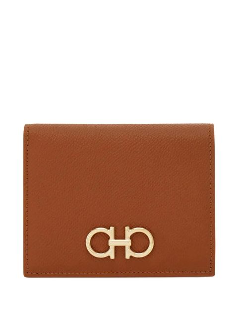 Ferragamo Gancini Buckle Compact Wallet - Brown - zdjęcie produktu nr 1