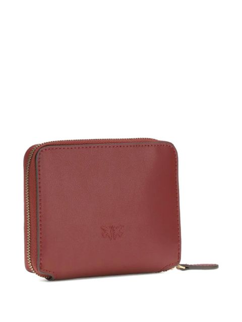 PINKO zip-around appliqué leather wallet - Red - zdjęcie produktu nr 2