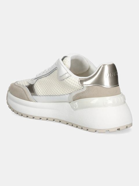 Pinko sneakersy Gem 11 damskie kolor beżowy SS0143P143ZK9