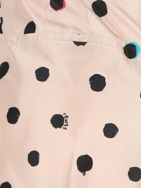 FENDI pleated shorts - Pink