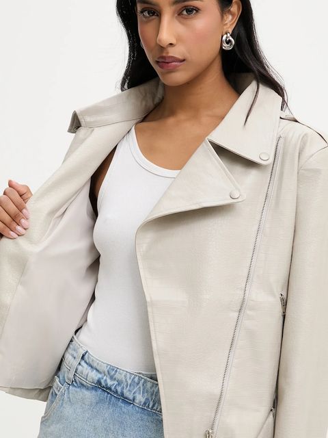 Answear.LAB ramoneska kolor beżowy przejściowa